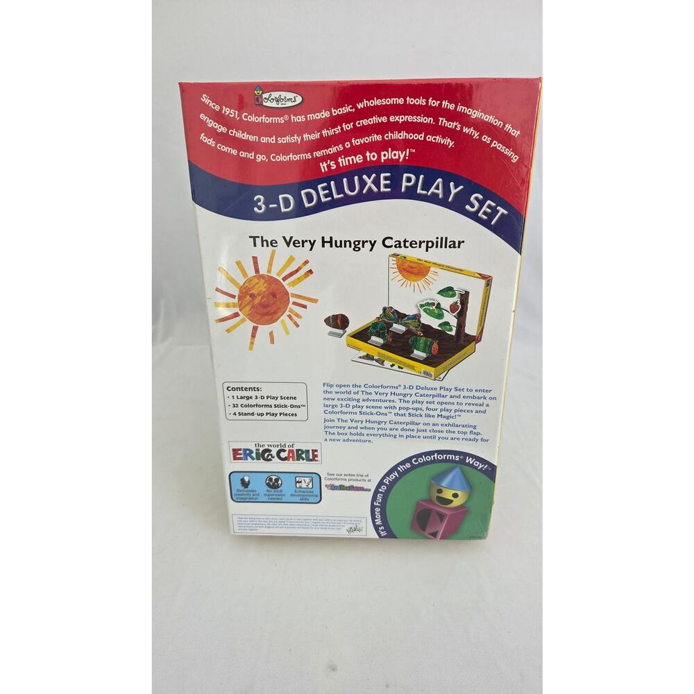 NIB Colorform 3D Deluxe Play set with stickers. The Very Hungry Cateplillar. - Picture 2 of 4